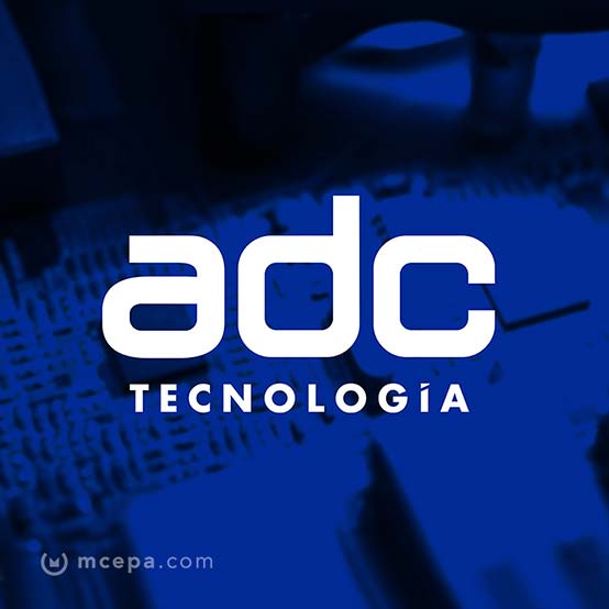adc tecnología mcepa diseño refresh logo identidad branding