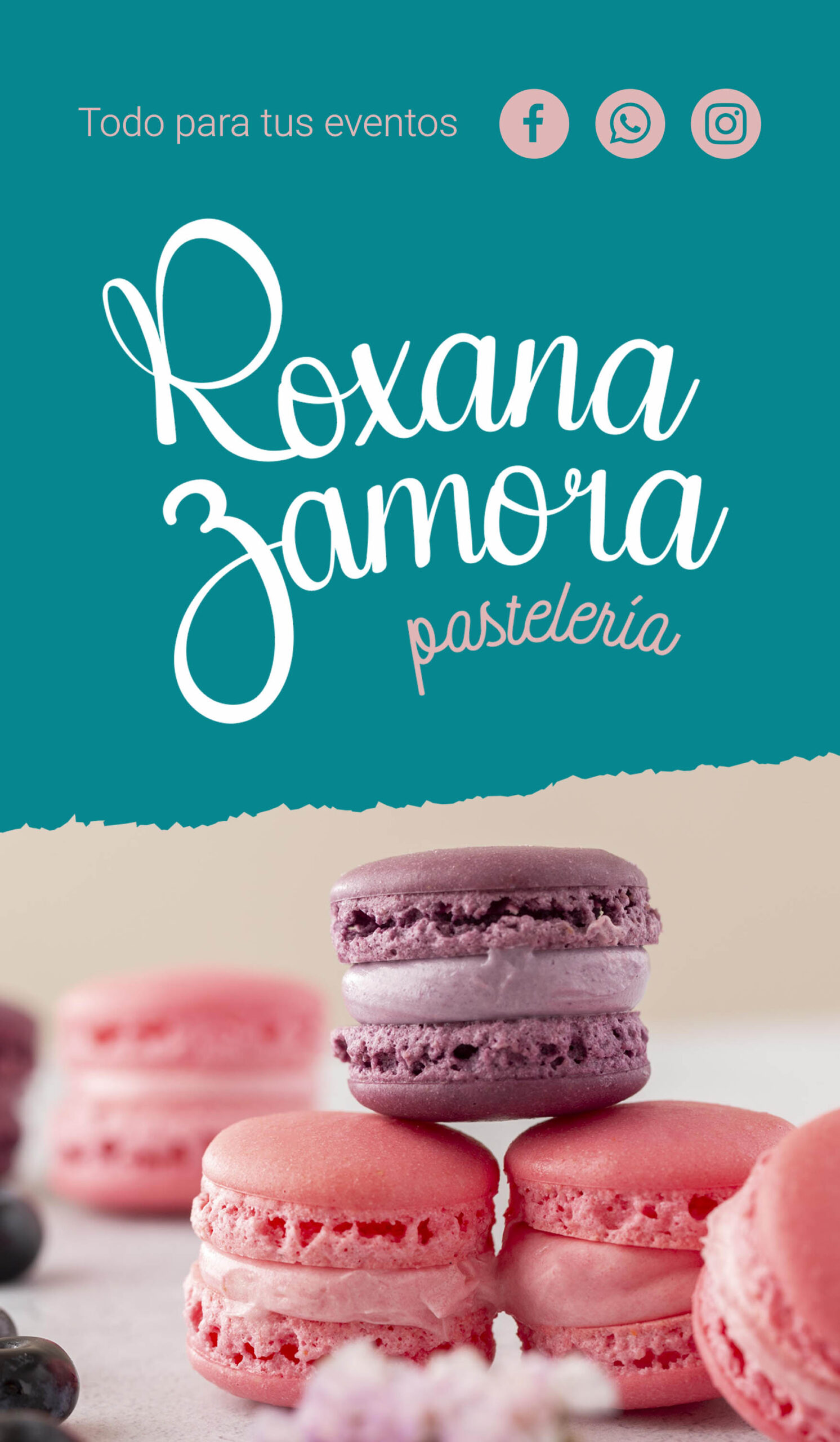 Banner_maRoxana Zamora pastelería - mcepa designcarons-Folleto_Post Roxana Zamora pastelería - mcepa design